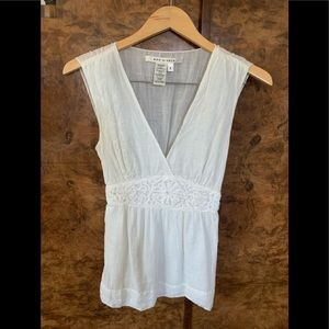 Max Studio Blouse Size Small, White, Romantic
